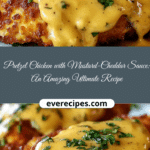 Pretzel Chicken with Mustard-Cheddar Sauce