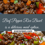 Beef Pepper Rice Bowl