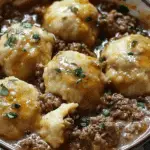 Hearty Ground Beef and Dumplings