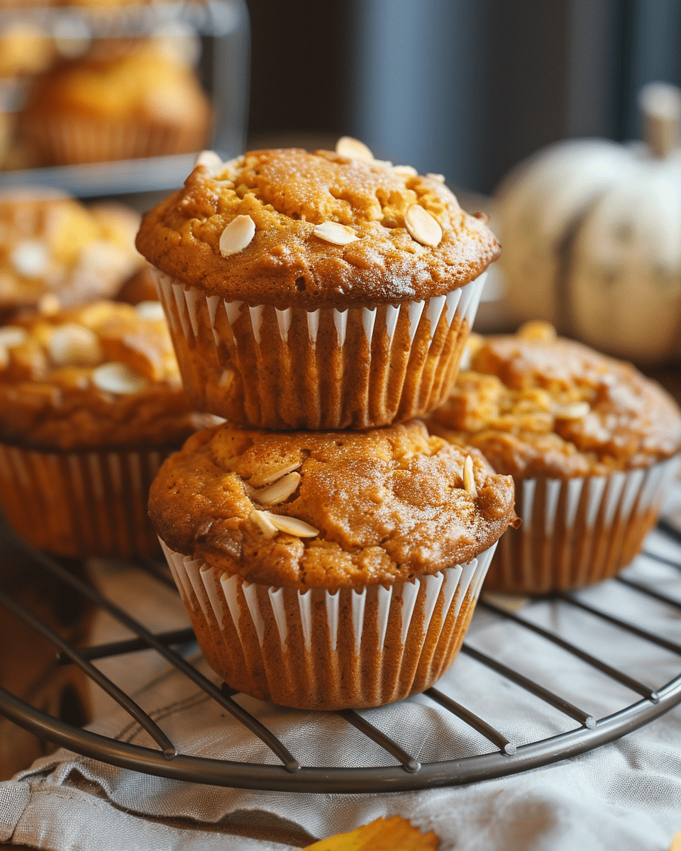 High-Protein, Cottage Cheese Pumpkin Muffins