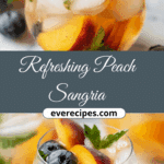 Refreshing Peach Sangria