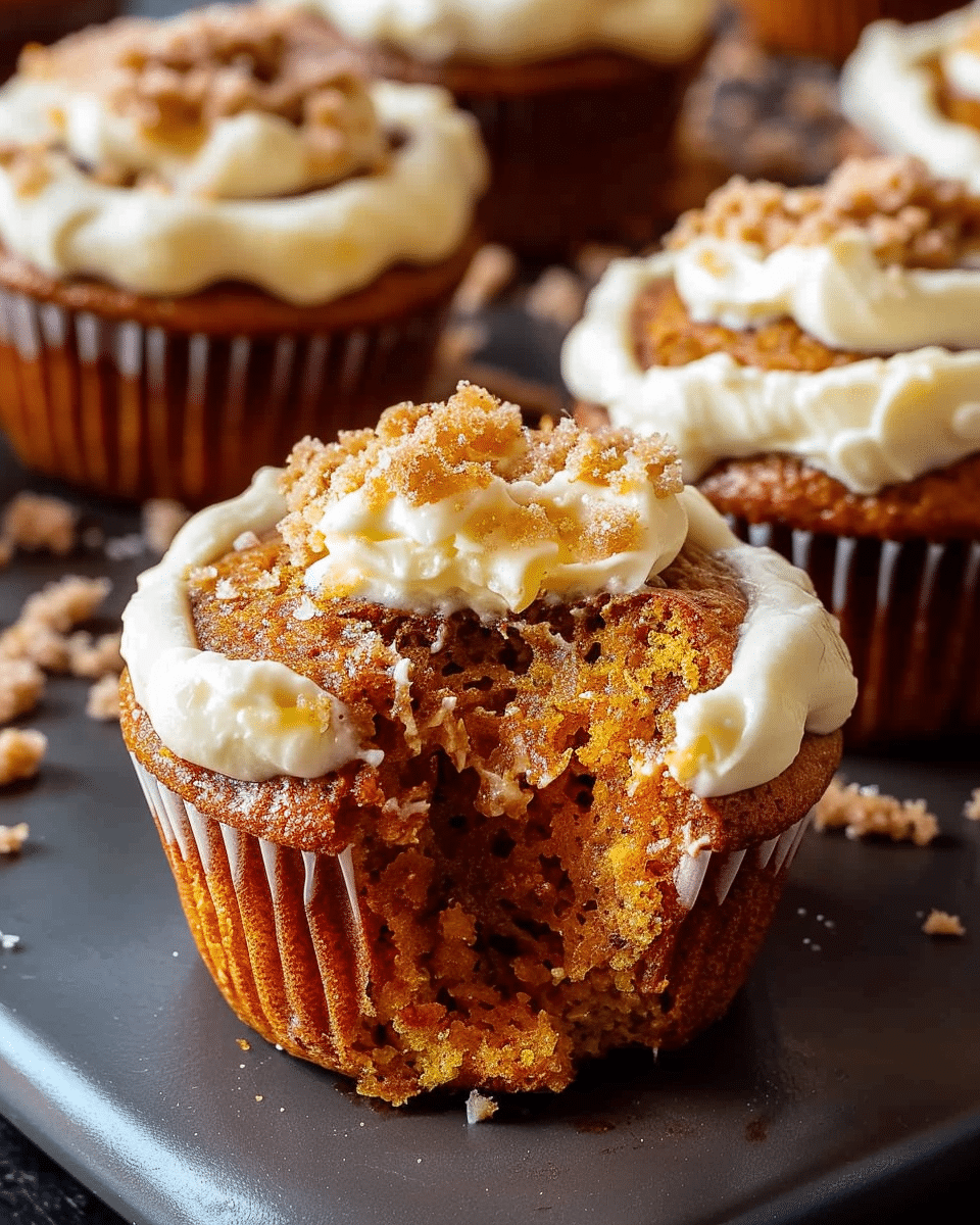 Starbucks Inspired Pumpkin Cream Cheese Muffins