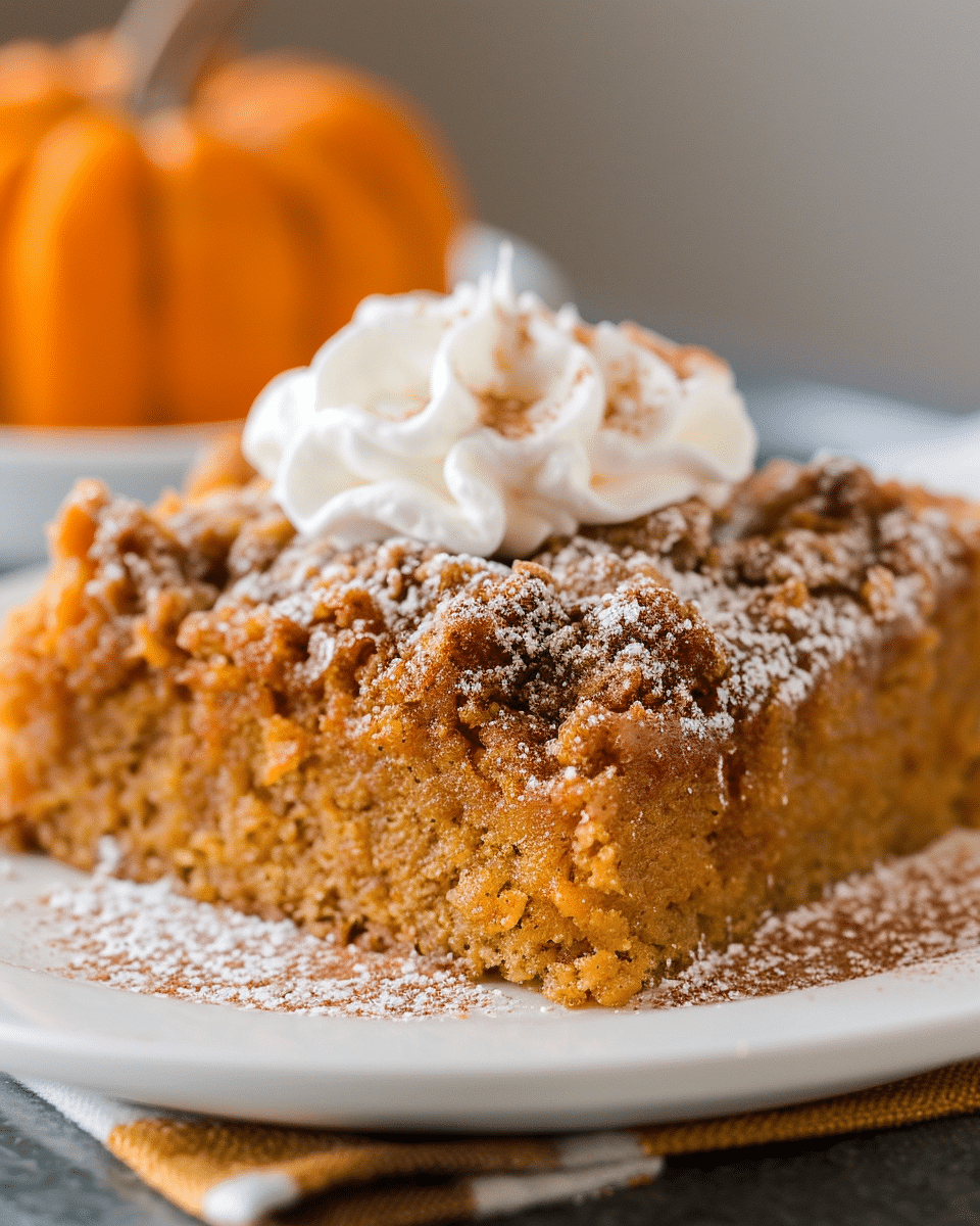 Pumpkin Dump Cake