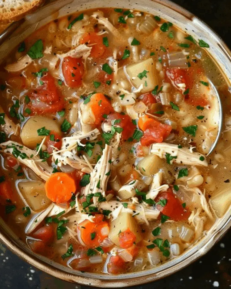 Slow Cooker Sicilian Chicken Soup