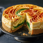 Hogwarts Houses Butterbeer Swirl Cheesecake