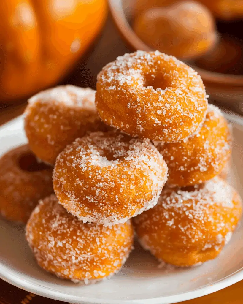 Pumpkin Donut Holes