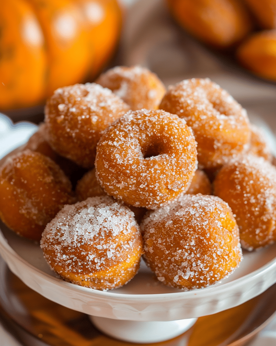 Pumpkin Donut Holes