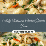 Tasty Rotisserie Chicken Gnocchi Soup