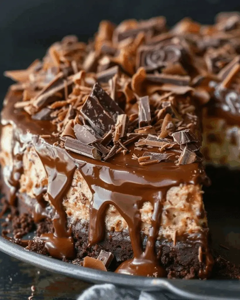 German Chocolate Cheesecake