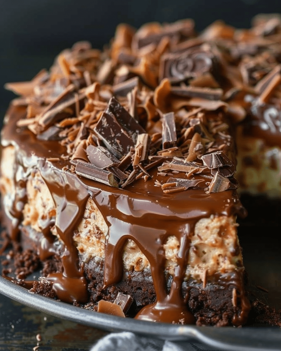 German Chocolate Cheesecake