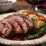 Roast Beef with Red Wine Gravy