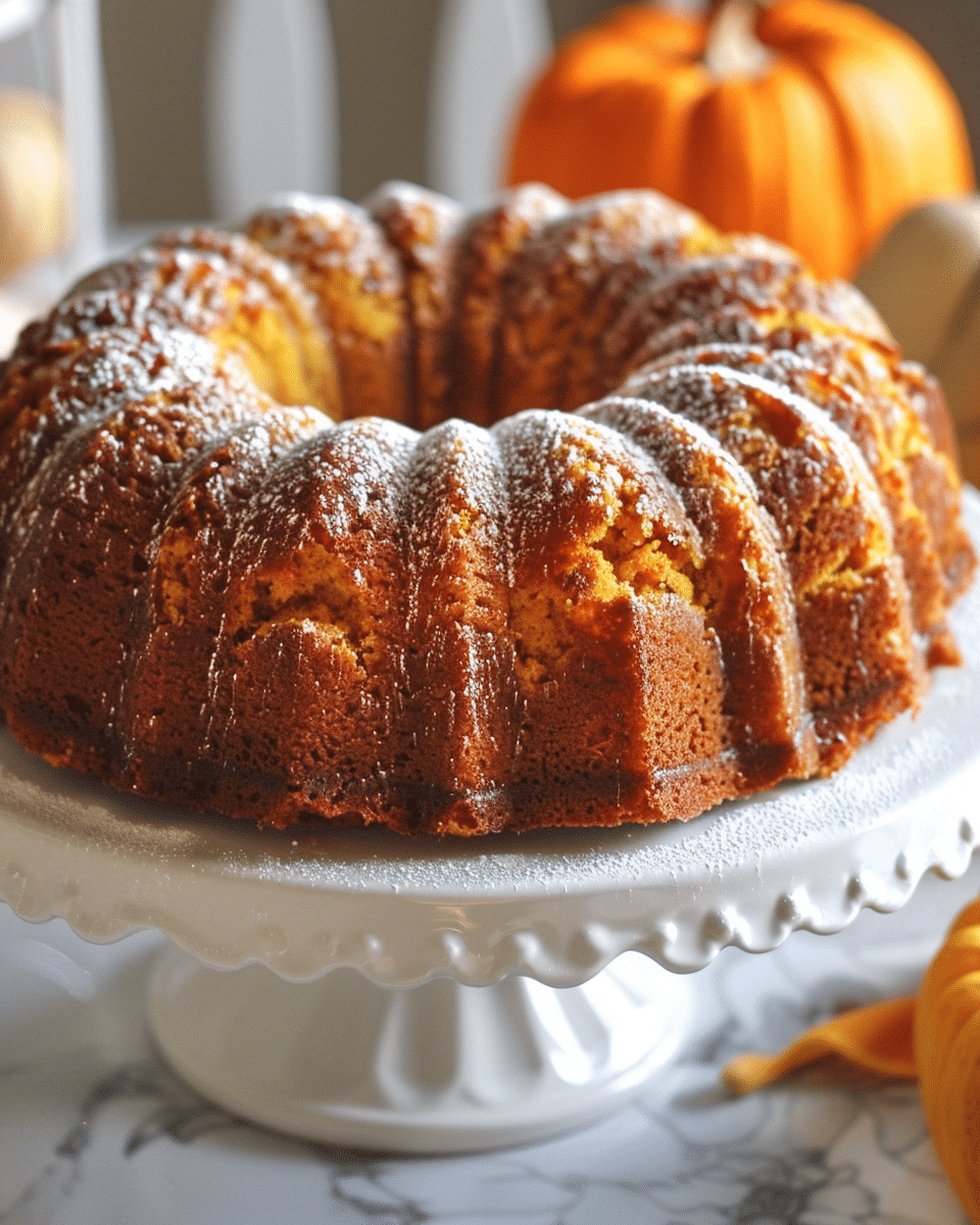 Buttermilk Pumpkin Pound Cake