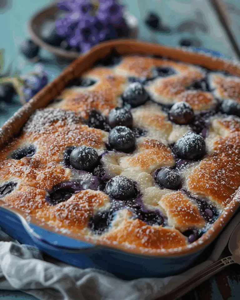 Blueberry Buttermilk Pancake Casserole