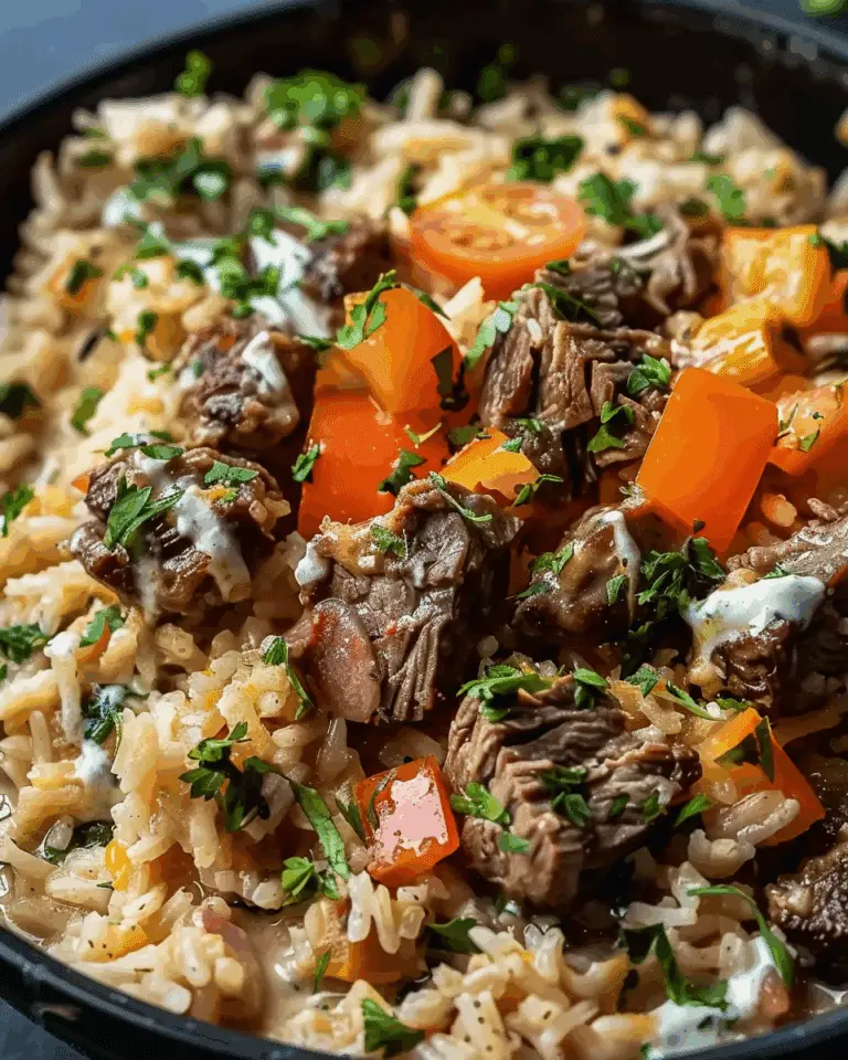 Cheesy Steak and Queso Rice