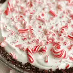 No Bake Christmas Peppermint Pie