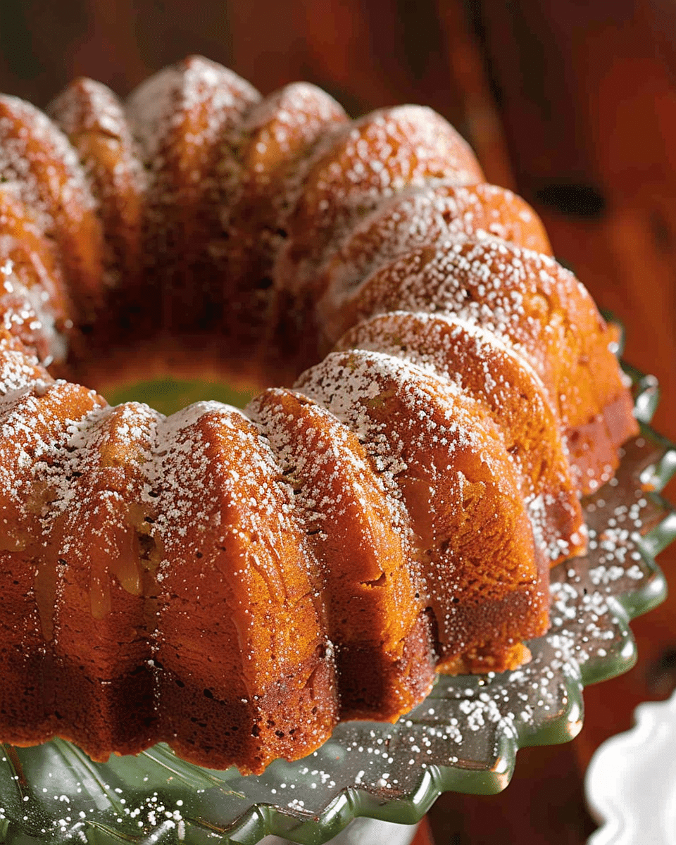 An Easy Apple Cider Bundt Cake