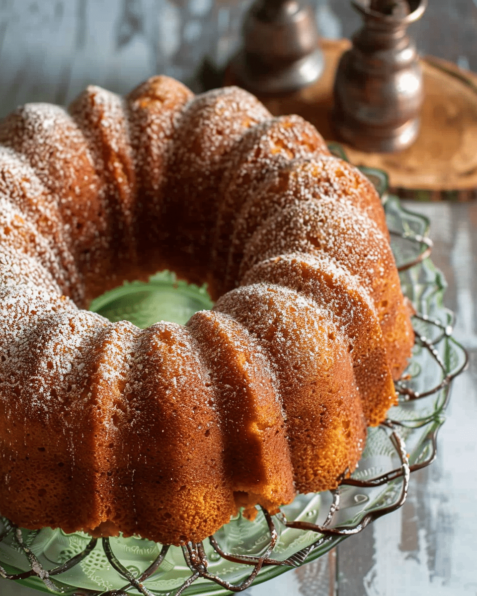 An Easy Apple Cider Bundt Cake