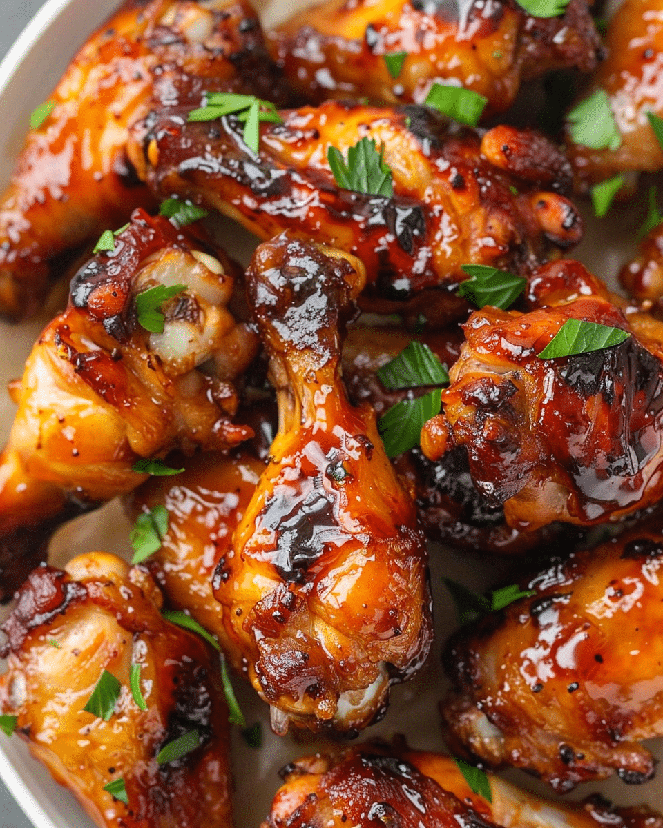 Air Fryer Honey Garlic Chicken Wings