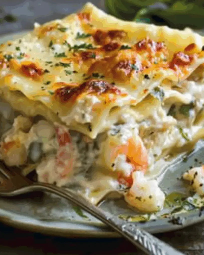 Creamy Seafood Lasagna