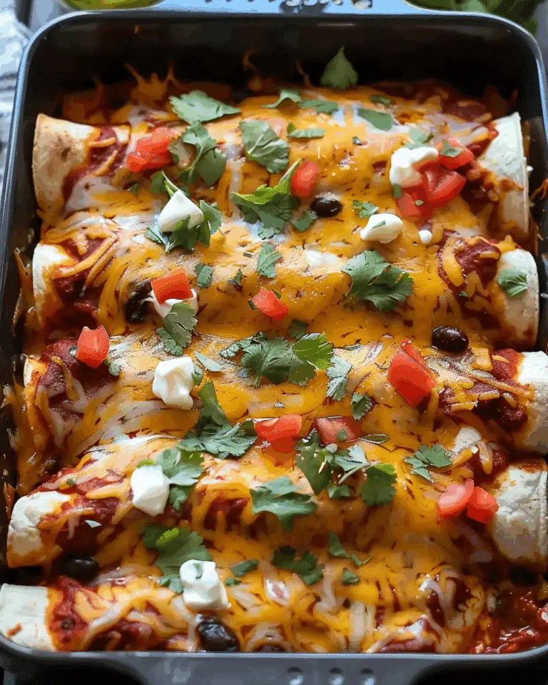 Ground Turkey Black Bean Enchiladas