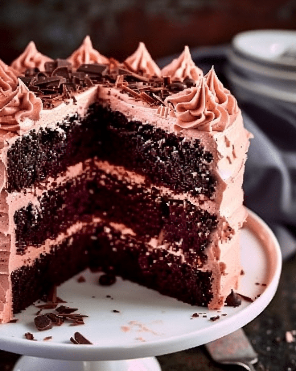 Incredible Chocolate Kahlua Cake