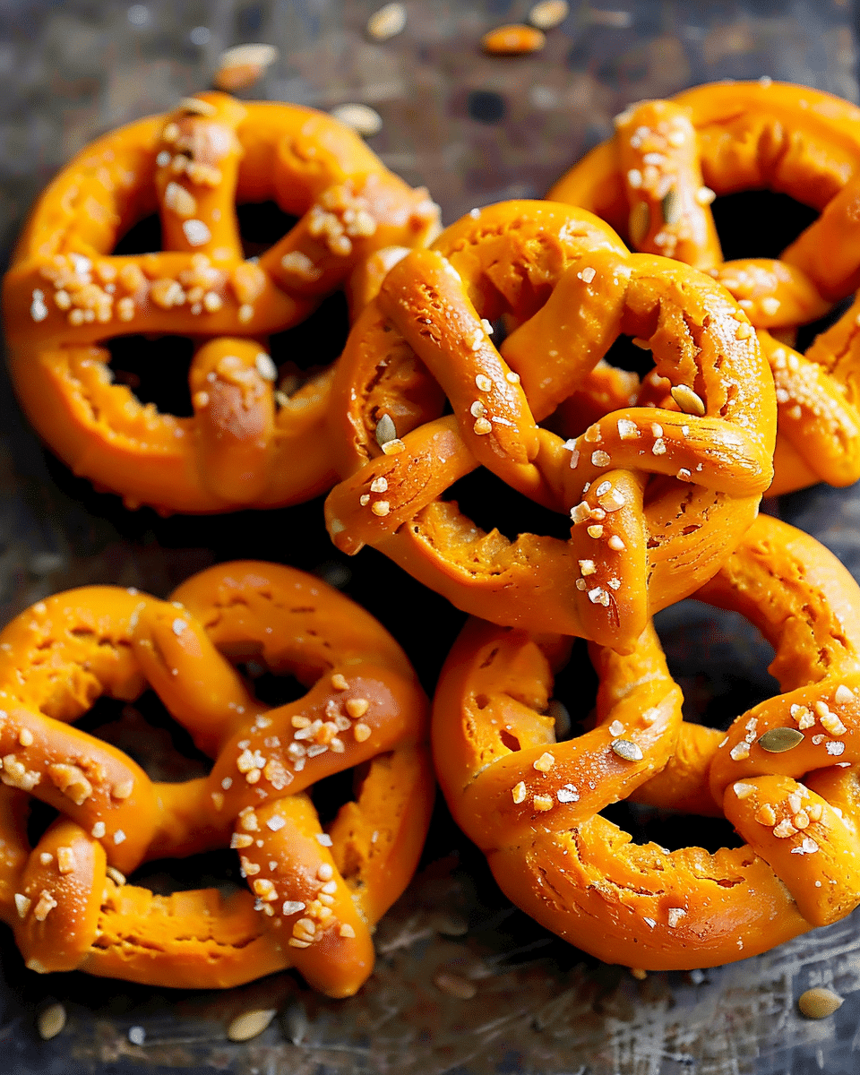 Pumpkin Pretzels