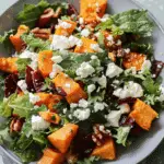Roast Pumpkin Salad with Pine Nuts