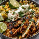 Mexican Street Corn Chicken Rice Bowl