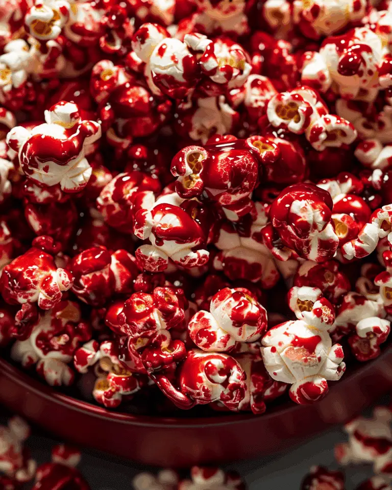 Bloody Red Velvet Popcorn