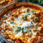 One Pot Lasagna Soup