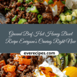 Ground Beef Hot Honey Bowl Recipe Everyone’s Craving Right Now