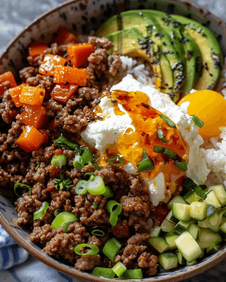 Ground Beef Hot Honey Bowl Recipe Everyone’s Craving Right Now