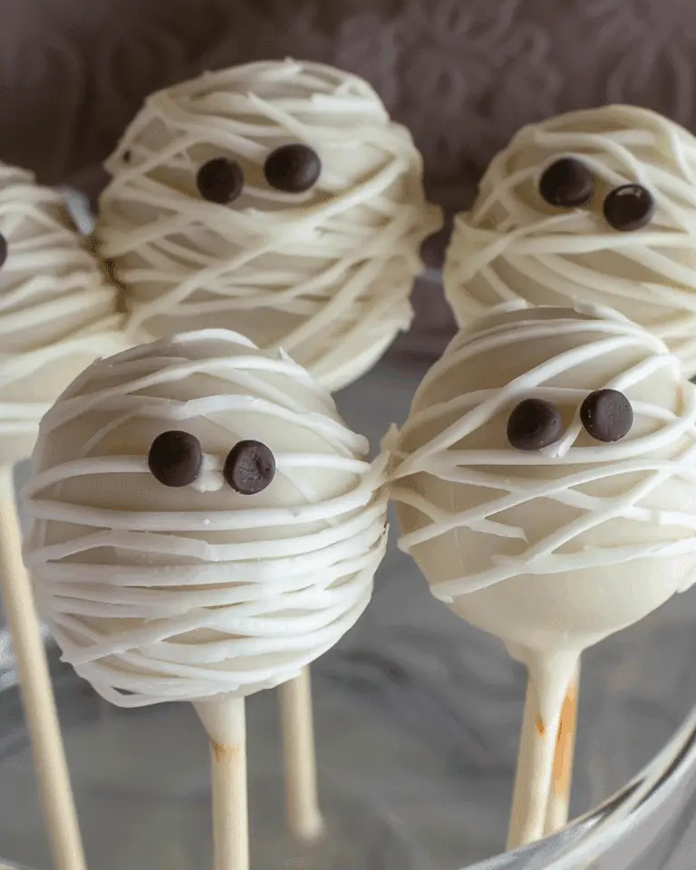 Halloween Cake Pops – 24 Mummy Cake Pops