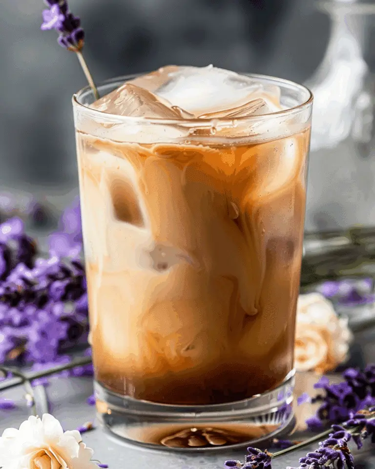 Lavender Honey Iced Coffee