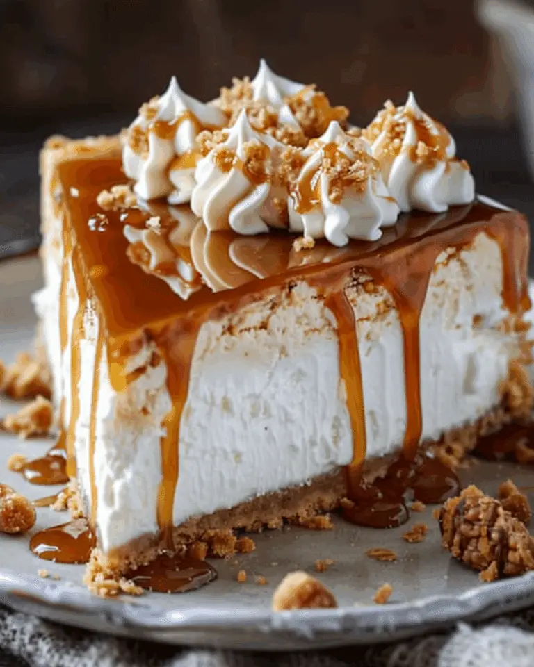 Loaded Butterscotch Cheesecake Recipe