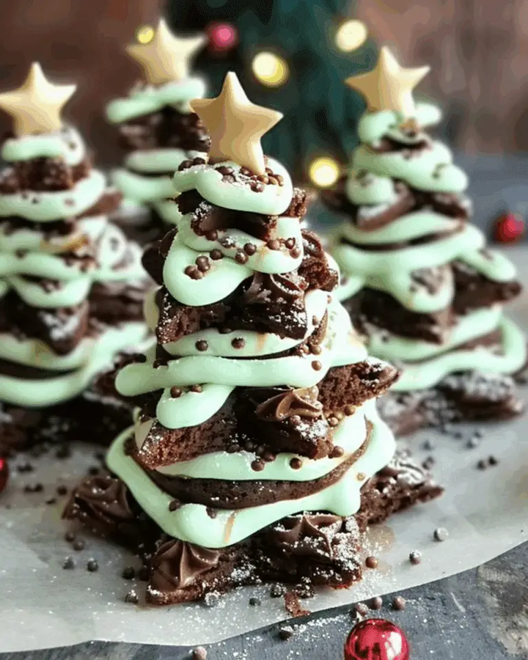 Brownie Christmas Trees