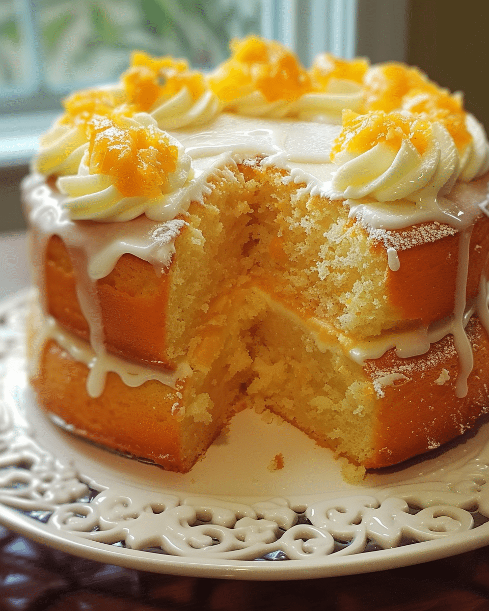 Orange Creamsicle Cake