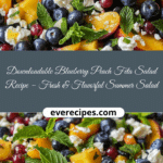 Blueberry Peach Feta Salad
