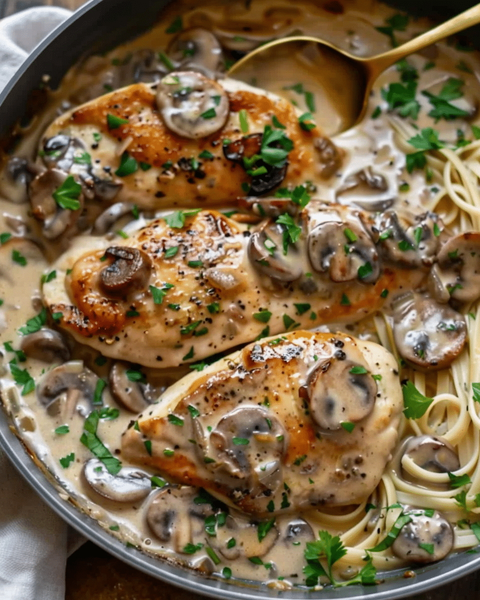 Creamy Chicken Marsala