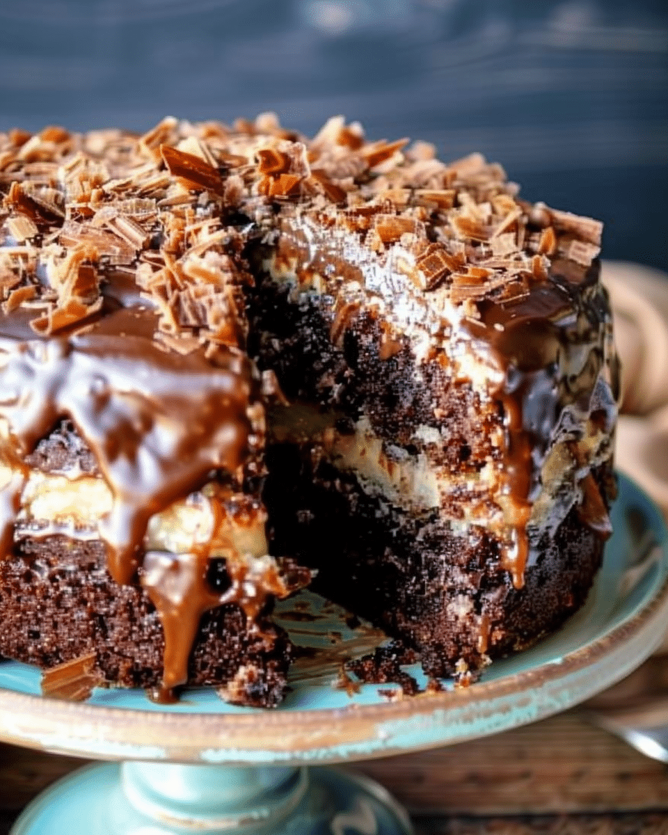 Homemade German Chocolate Cake