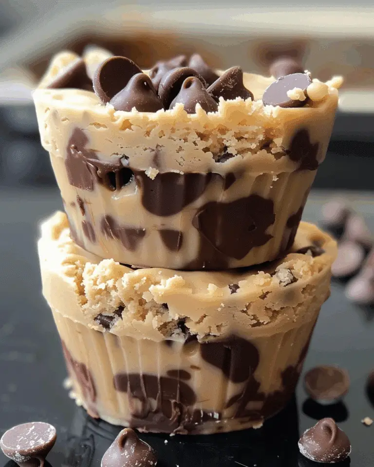 Chocolate Chip Cookie Dough Cups