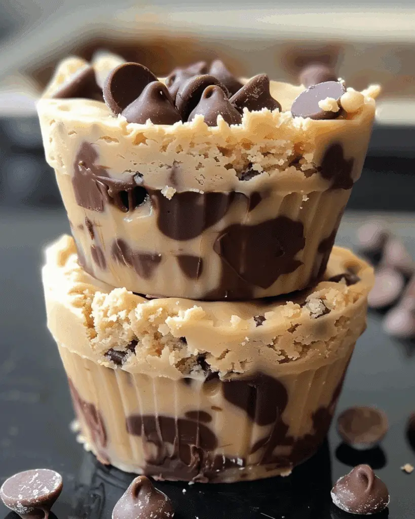 Chocolate Chip Cookie Dough Cups