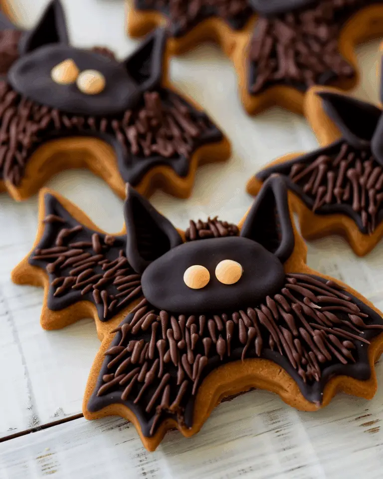 Cutest Hairy Bat Cookie