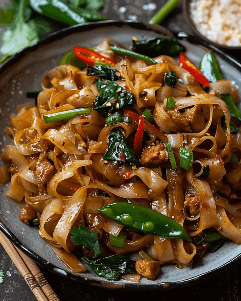 Irresistible Street Style Thai Drunken Noodles Recipe