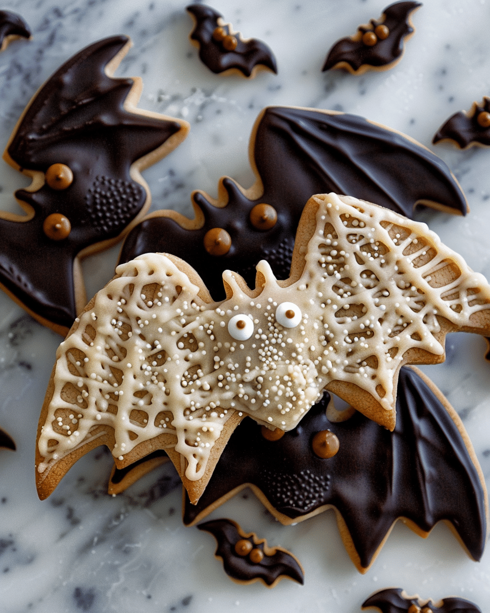 Cutest Hairy Bat Cookie