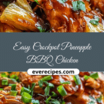 Crockpot Pineapple BBQ Chicken