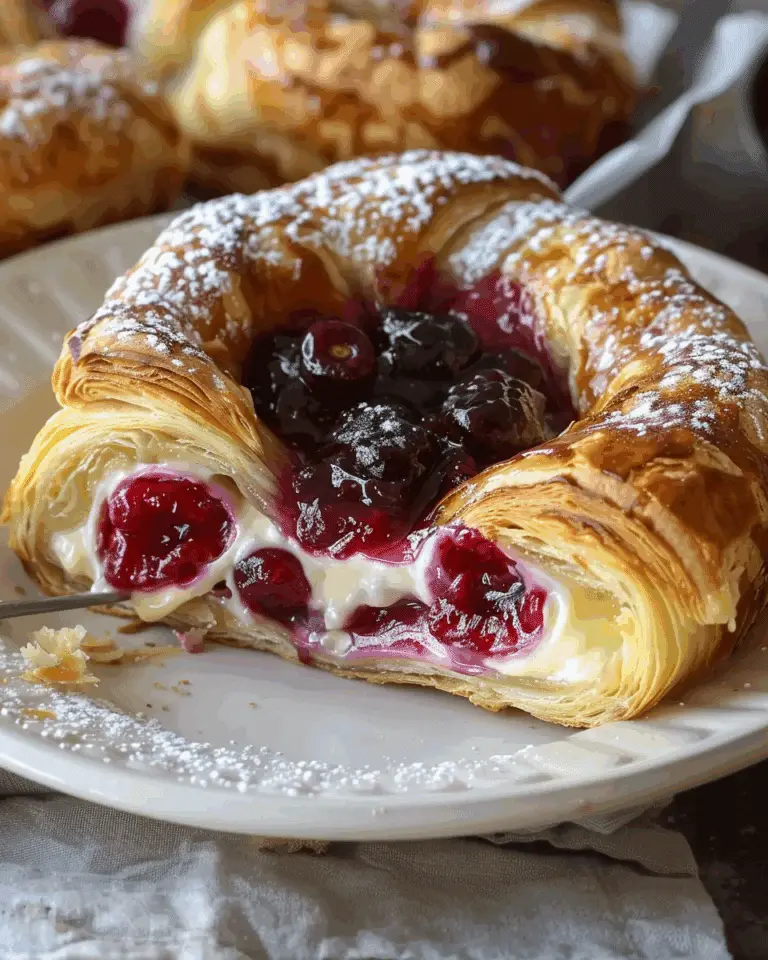 Cherry Cream Cheese Danish