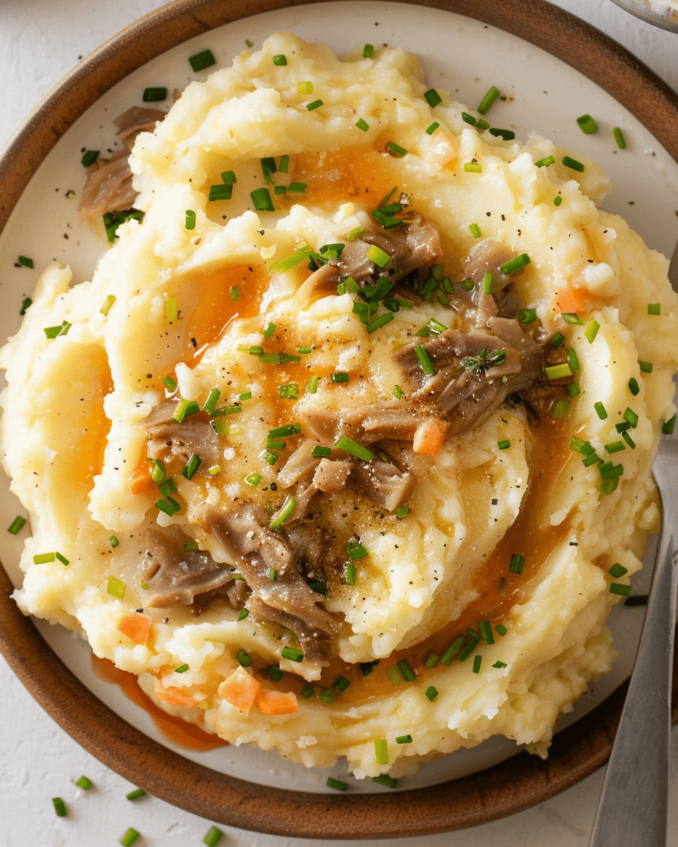 Mashed Potatoes Dinner Idea