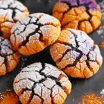 The Best Spooky Halloween Crinkle Cookies