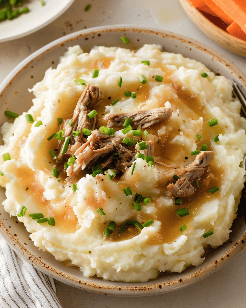 Mashed Potatoes Dinner Idea